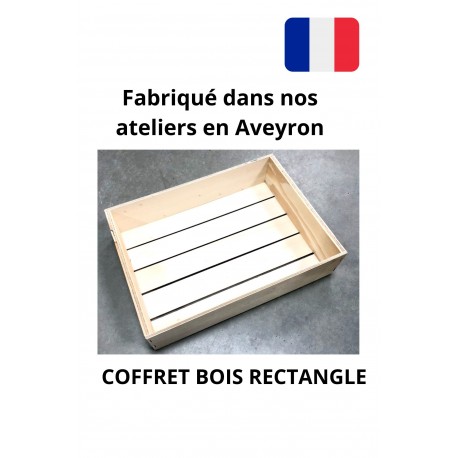 COFFRET BOIS RECTANGLE