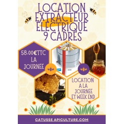 LOCATION EXTRACTEUR ELECTRIQUE 9 CADRES