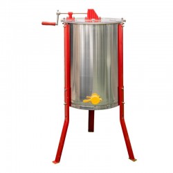 Extracteur miel manuel tangentiel - 6 cadres Dadant hausse, 3 Dadant corps, 3 Warré - Medium