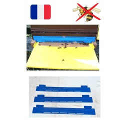 Porte anti frelon plastique bleu pour plateau Nicot