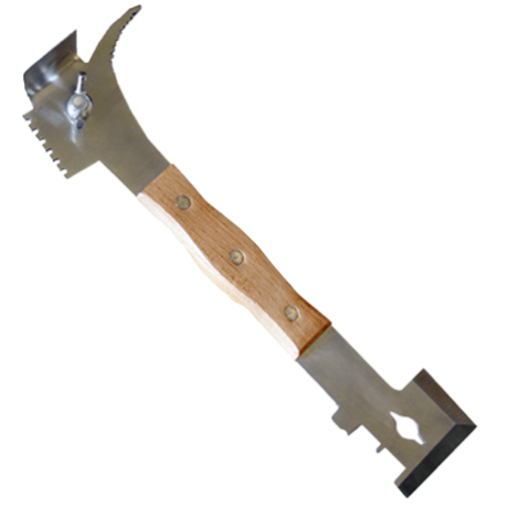 Lève-cadres multifonction avec marteau et racloir