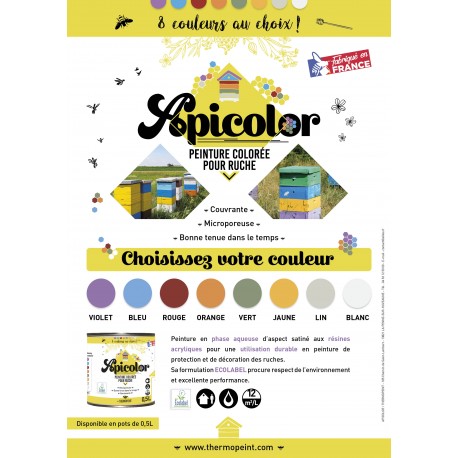 Peinture Apicolor 0,5L