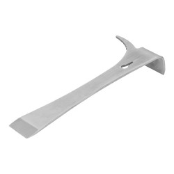 Lève-cadres éperon dentelé inox 210mm - outil apicole spécialisé