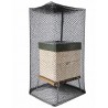 Cage grillagée anti-frelon pour protection de ruche