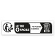 étiquettes tri sélectif pour pot plastique 8x41mm 1000