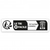 étiquettes tri sélectif pour pot plastique 8x41mm 1000
