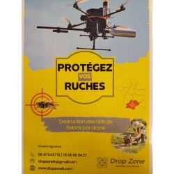 DESTRUCTION DE NIDS FRELONS PAR DRONE